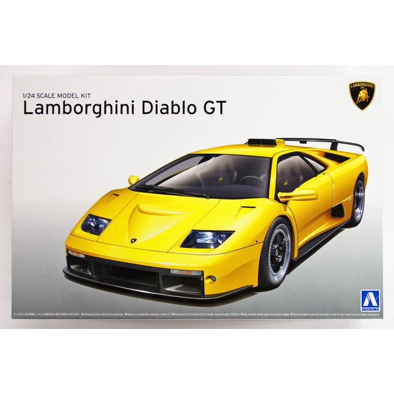 Aoshima 10501 LAMBORGHINI DIABLO GT 1/24 scale kit
