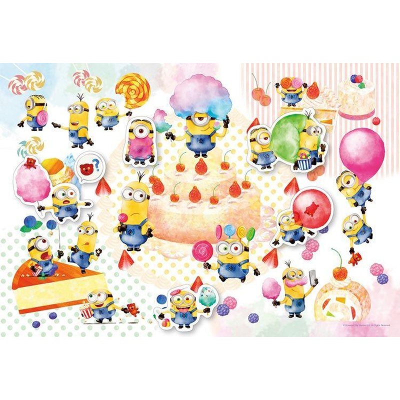 Epoch 28-802s Jigsaw Puzzle Minion Sweets (300 Pieces)