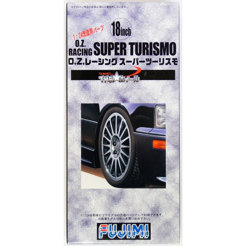 Fujimi TW41 O.Z.Racing Super Turismo Wheel & Tire Set 18 inch 1/24 Scale Kit