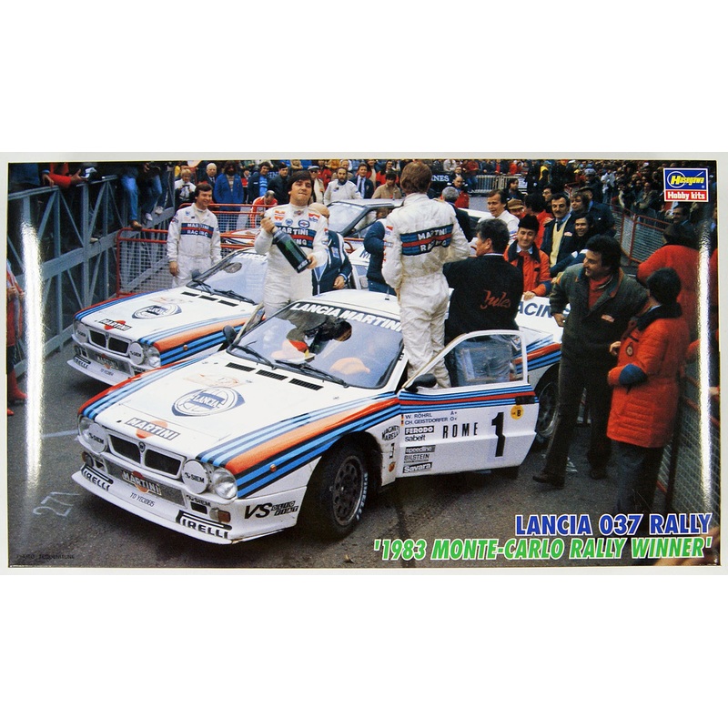 Hasegawa CR31 Lancia 037 Rally1983 Monte-Carlo Rally Winner 1/24 Scale Kit