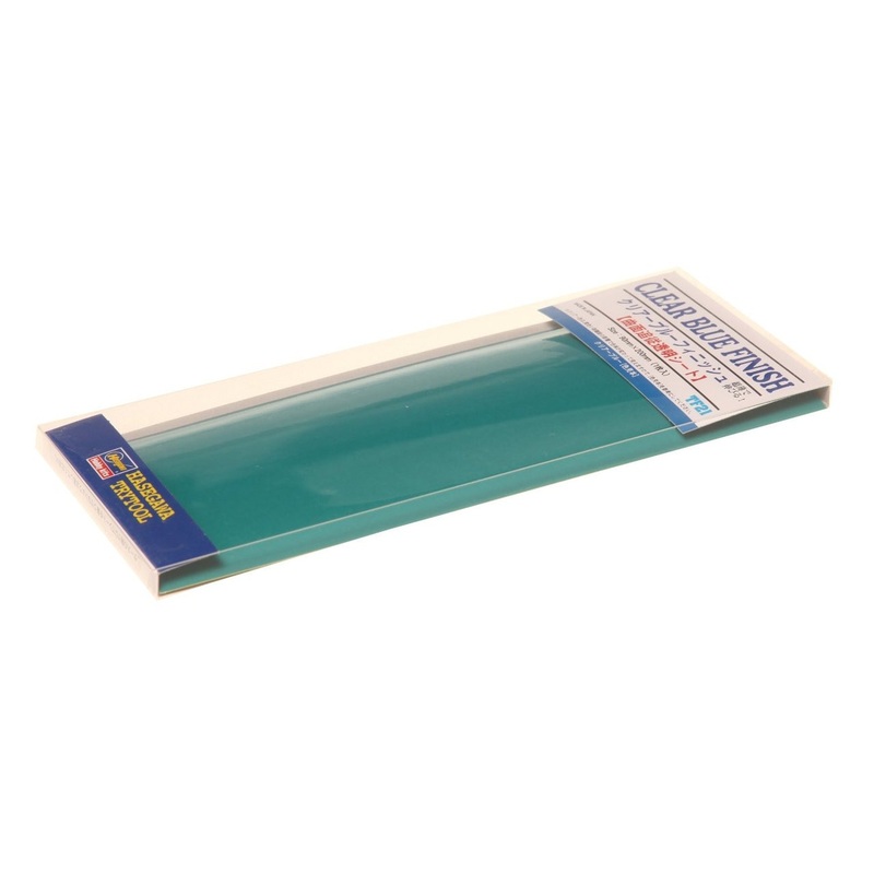Hasegawa TF-21 Clear Blue Finish 1 sheet (90 x 200mm)