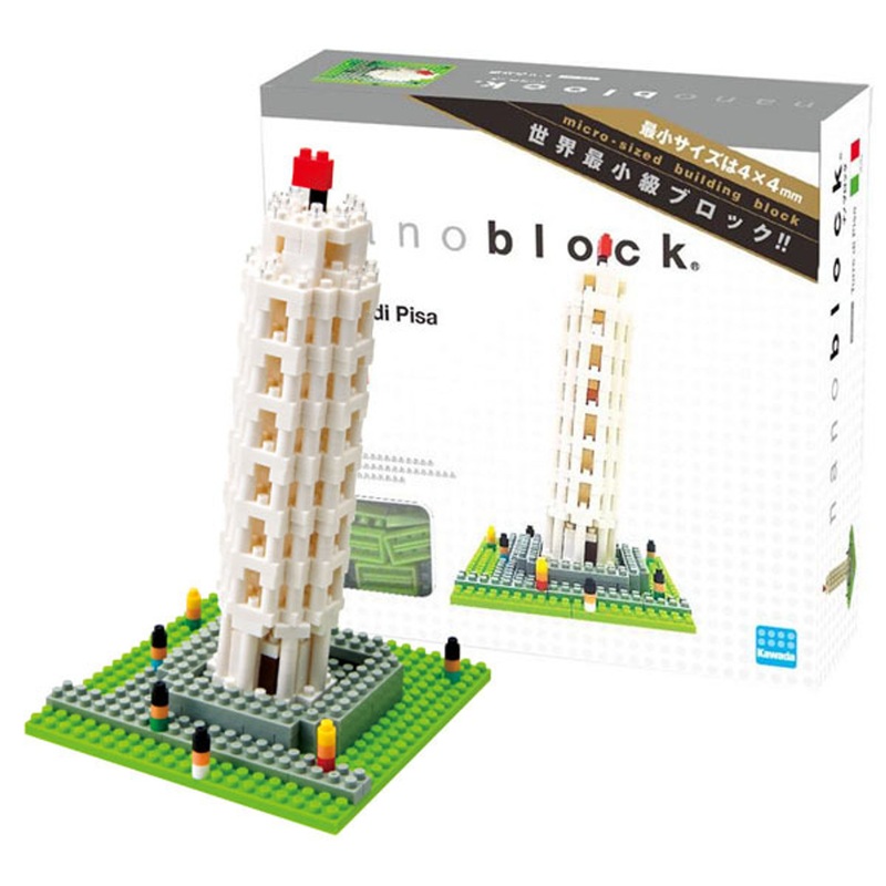 Kawada NBH-030 nanoblock Tower of Pisa (Torre di Pisa)