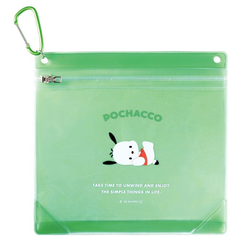 T’s Factory Pochacco Carabiner Zipper Case Sanrio