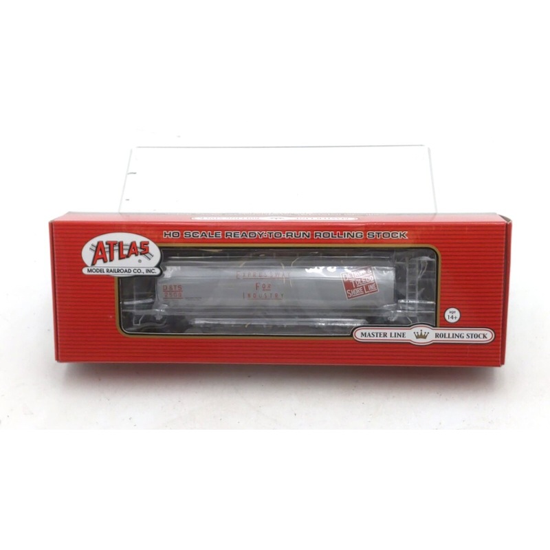 Atlas 20001885 HO Detroit & Toledo Shore ACF 6-Bay Cylindrical Hopper #2509 NIB