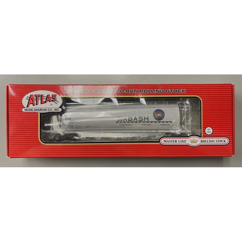Atlas 20001891 HO Wabash 6-Bay Cylindrical Hoppers #33029 NIB