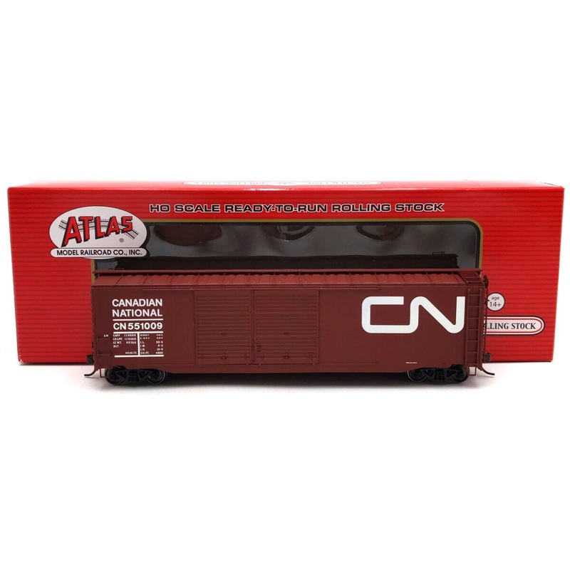 Atlas 20002505 HO Scale Canadian National 50′ Double Door Box Car #551009 NIB