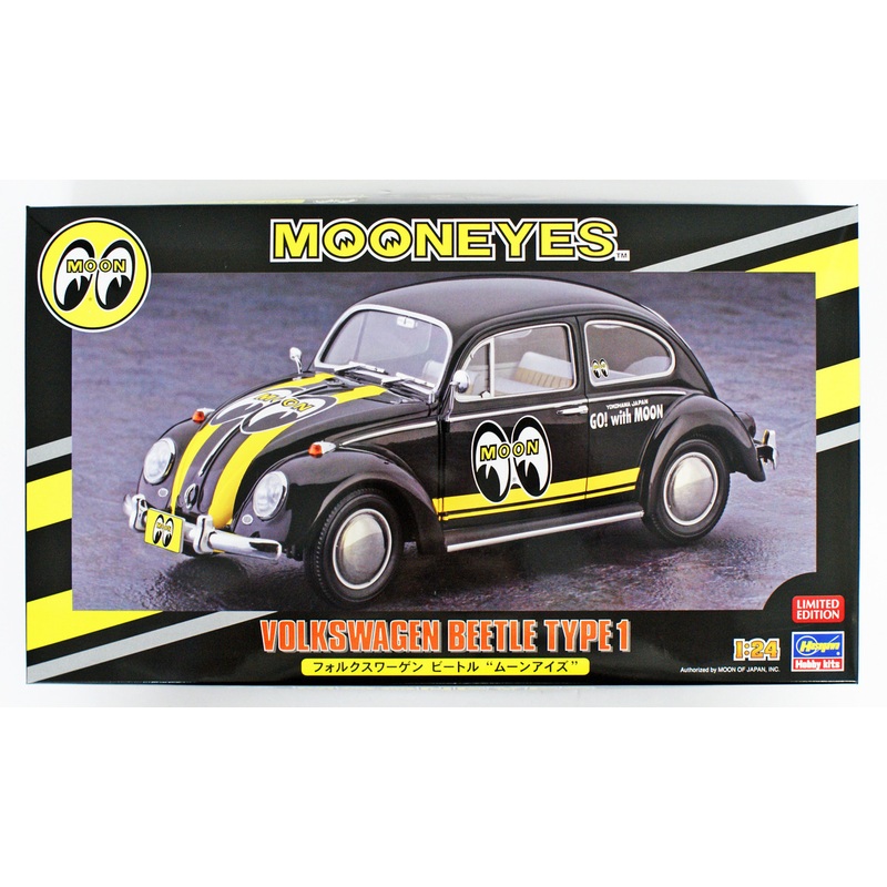 Hasegawa 20338 Volkswagen Beetle Moon Eyes 1/24 scale kit