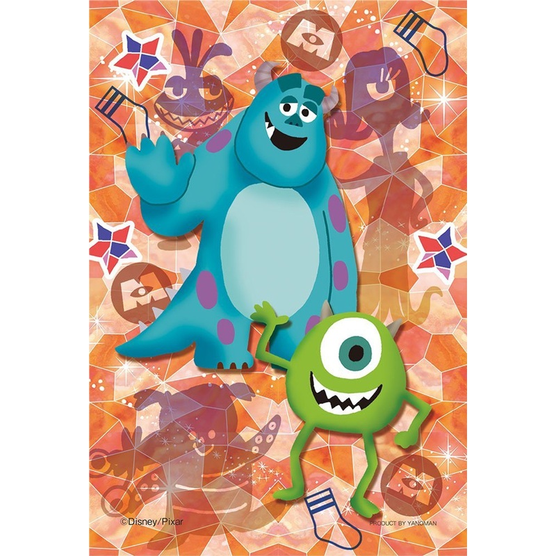 Yanoman Prism Art Jigsaw Petit Puzzle 97-146 Disney Monsters Inc. (70 Pieces)