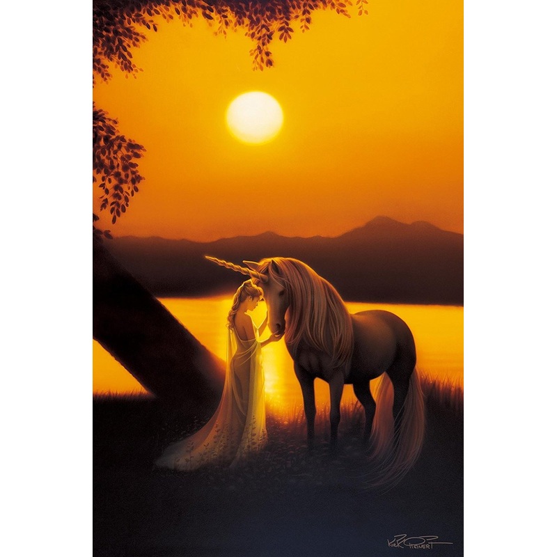 Epoch Jigsaw Puzzle 13-024 Kirk Reinert Enchanted Evening (1000 Pieces)