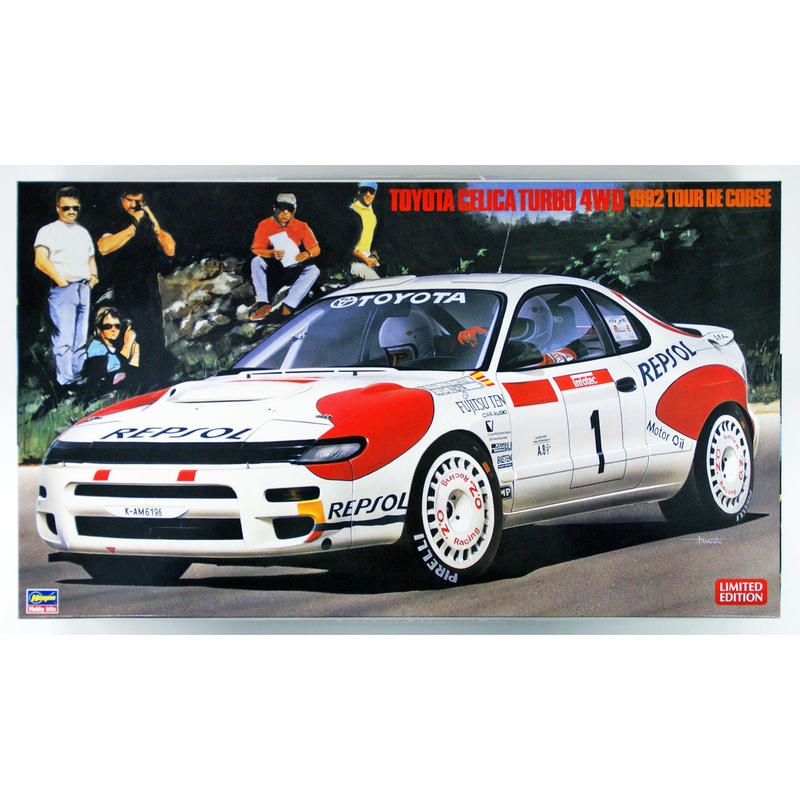 Hasegawa 20291 Toyota Celica Turbo 4WD 1992 Tour de Corse 1/24 Scale Kit