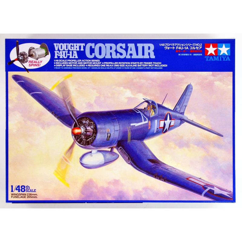 Tamiya 61502 Vought F4U-1A Corsair Propeller Action 1/48 scale kit