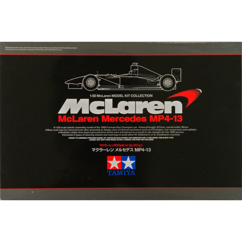 Tamiya 89718 McLaren Mercedes MP4-13 1/20 Scale Kit