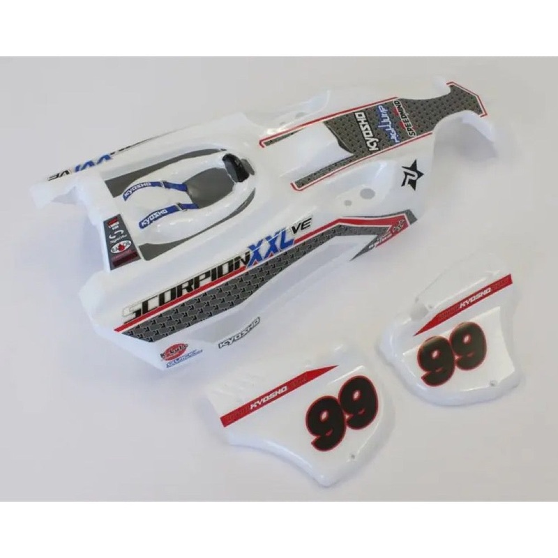 Kyosho SXB001 Completed Body Set (T1/White)