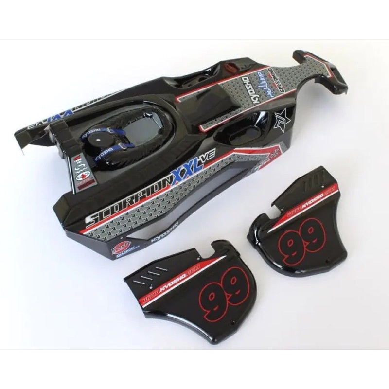 Kyosho SXB002 Completed Body Set (T2/Black)