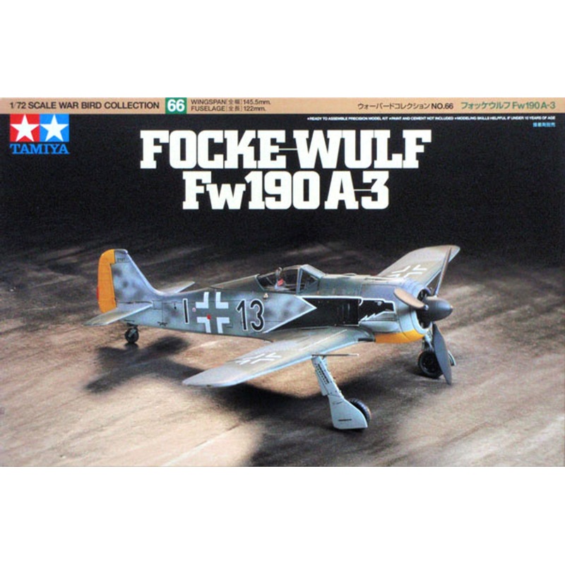 Tamiya 60766 Focke Wulf Fw190 A-3 1/72 Kit