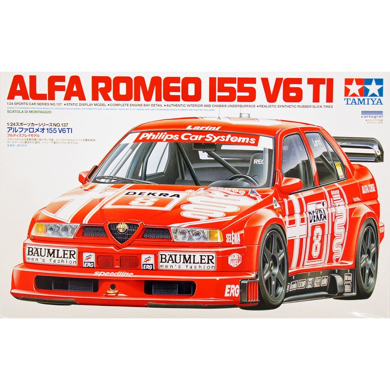 Tamiya 24137 Alfa Romeo 155 V6 TI 1/24 Scale Kit