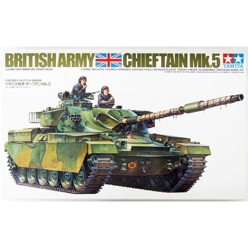Tamiya 35068 British Army Chieftain Mk.5 1/35 Scale Kit
