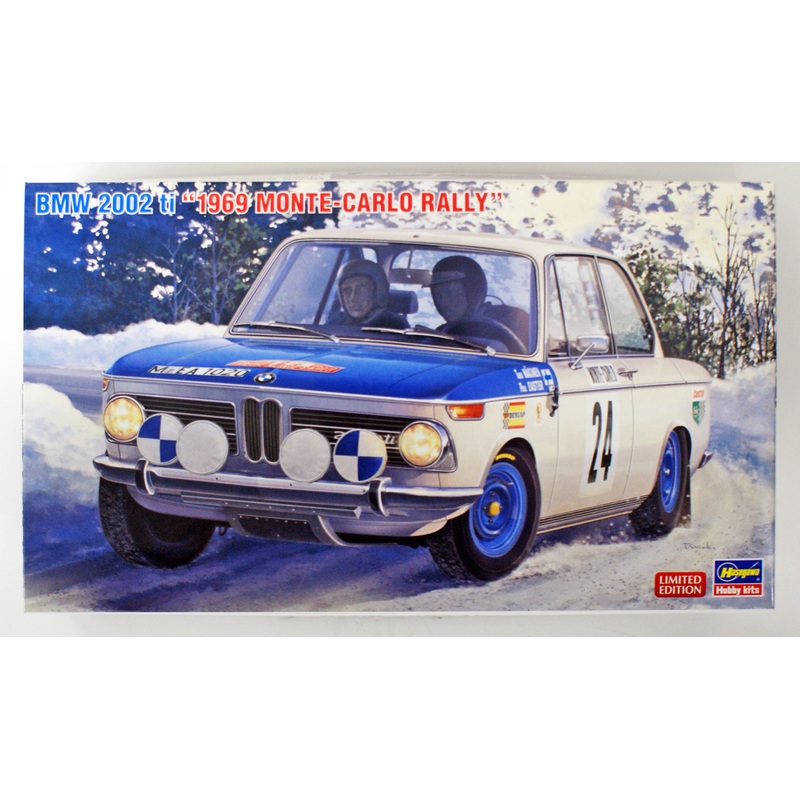 Hasegawa 20332 BMW 2002 ti 1969 Monte Carlo Rally 1/24 scale kit