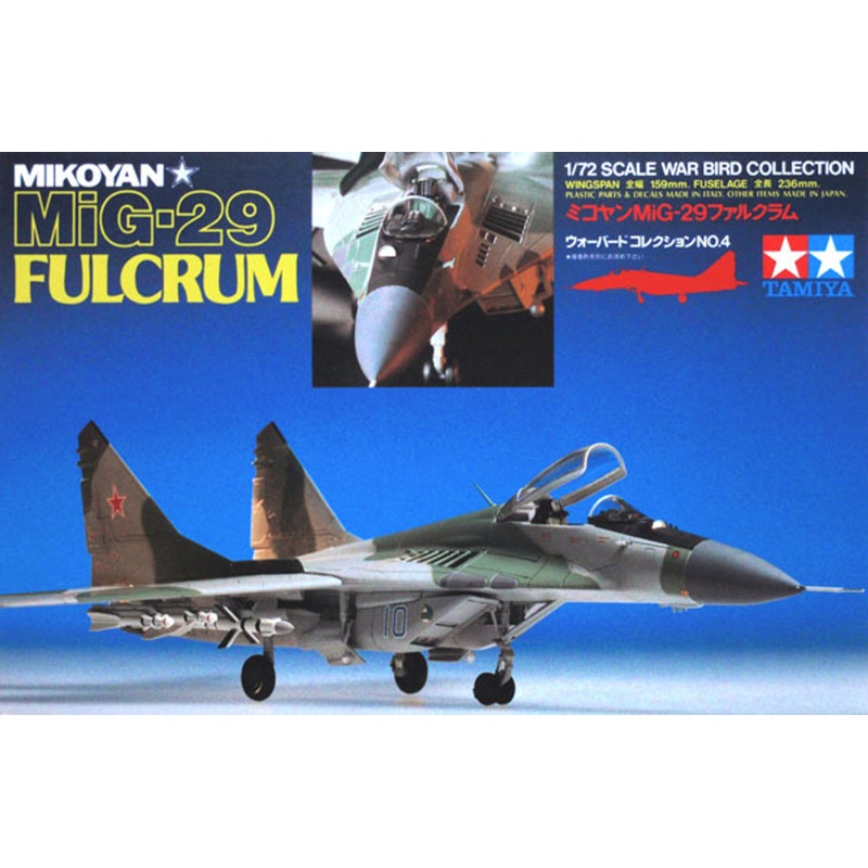 Tamiya 60704 Mikoyan MIG-29 Fulcrum 1/72 Kit