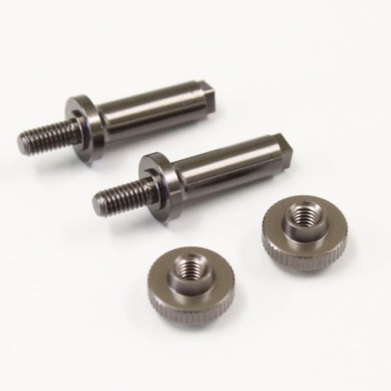 Kyosho UMW728 Aluminum Battery Post Set (Gunmetal/Rb6)