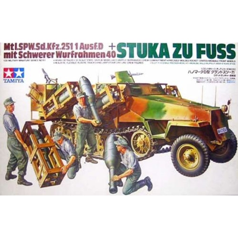 Tamiya 35151 German Mtl.SPW.Sd.Kfz. 251/1 Ausf. D STUKA ZU FUSS 1/35 Scale Kit