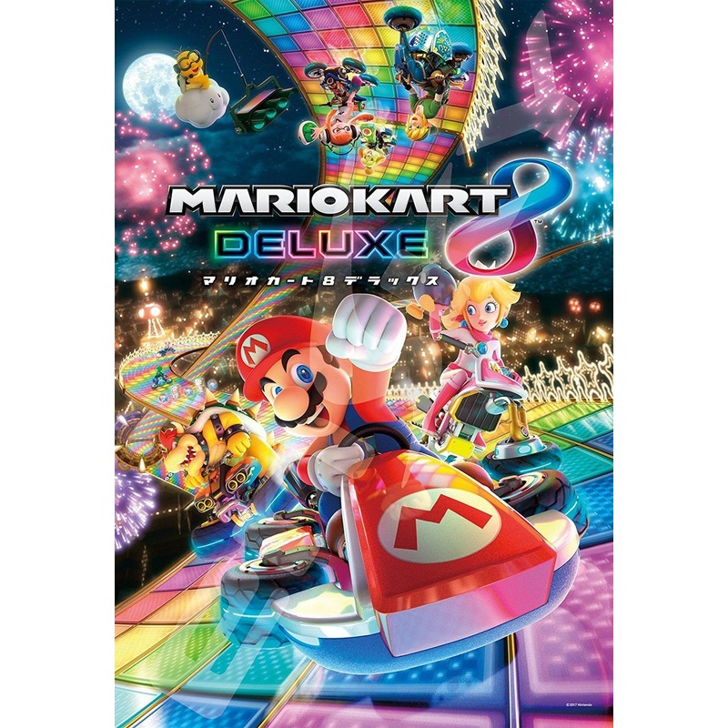 Ensky Jigsaw Puzzle 108-L586 Super Mario Mario Kart 8 Deluxe (108 L-Pieces)