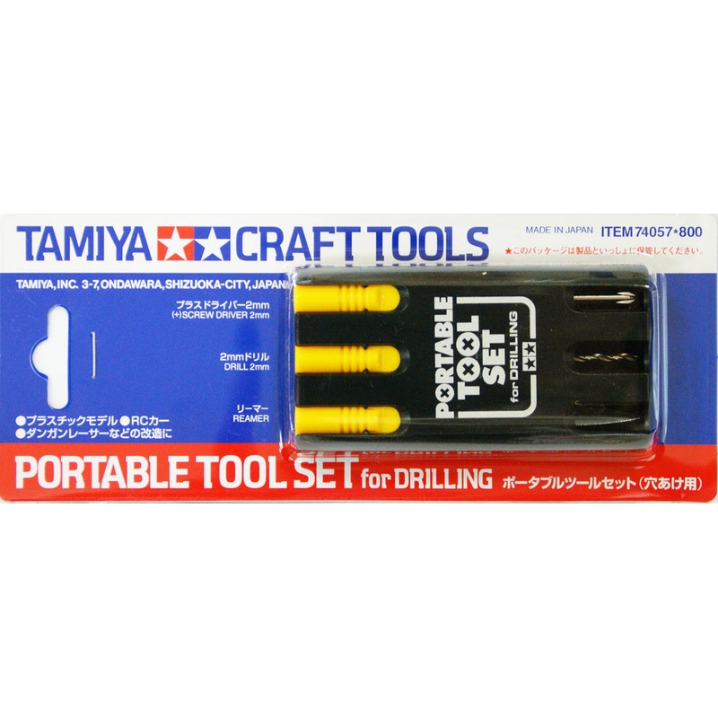 Tamiya 74057 Craft Tools – Portable Tools Set for Drilling
