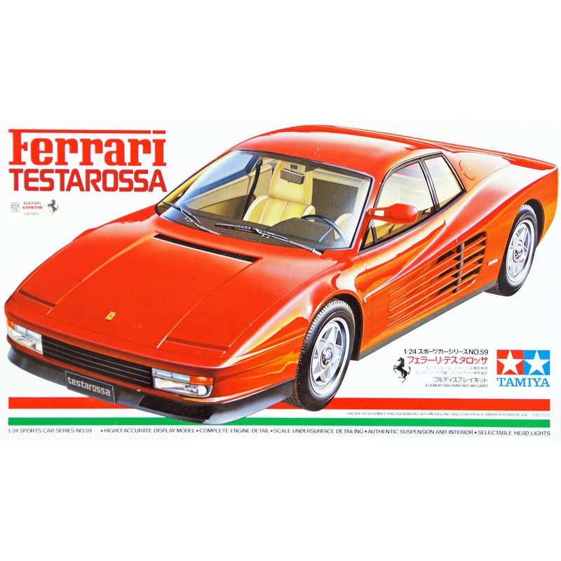 Tamiya 24059 Ferrari Testarossa 1/24 scale kit