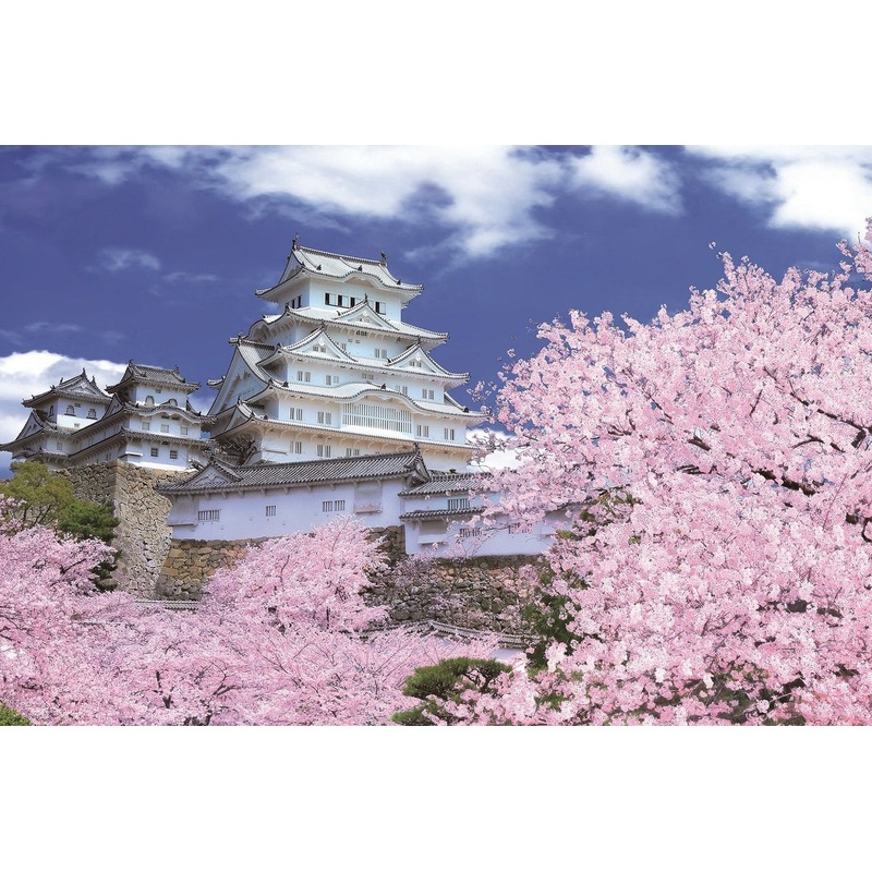 Epoch Jigsaw Puzzle 10-796 Himeji Castle Sakura Cherry blossoms (1000 Pieces)