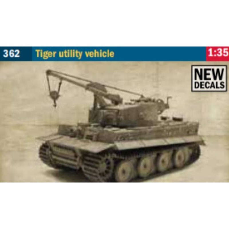 Italeri 0362S 1/35 Berge-Tiger Pz.Kpfw.VI Sd.Kfz.185 Tiger Support Crane vehicle