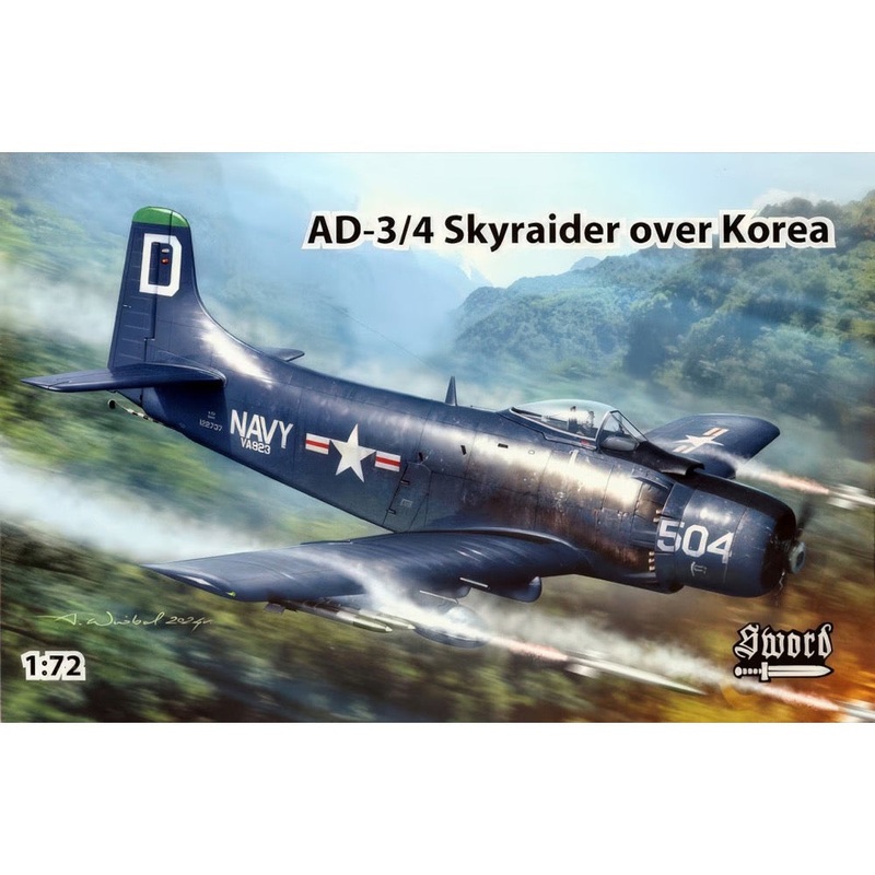 Sword 72151 Douglas AD-3/4 (early) Skyraider over Korea