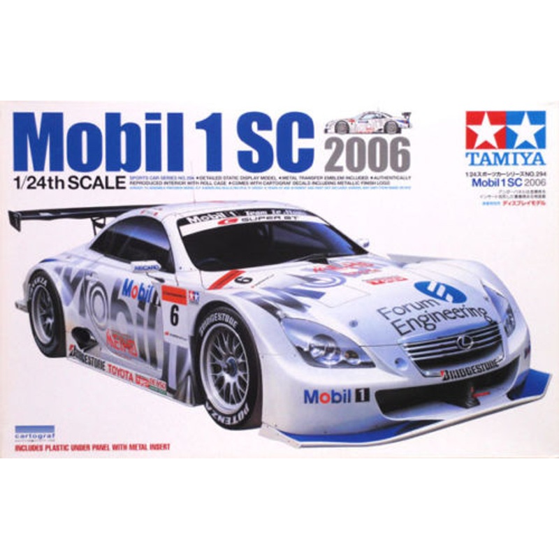 Tamiya 24294 Mobil 1 Lexus SC 2006 1/24 Scale Kit