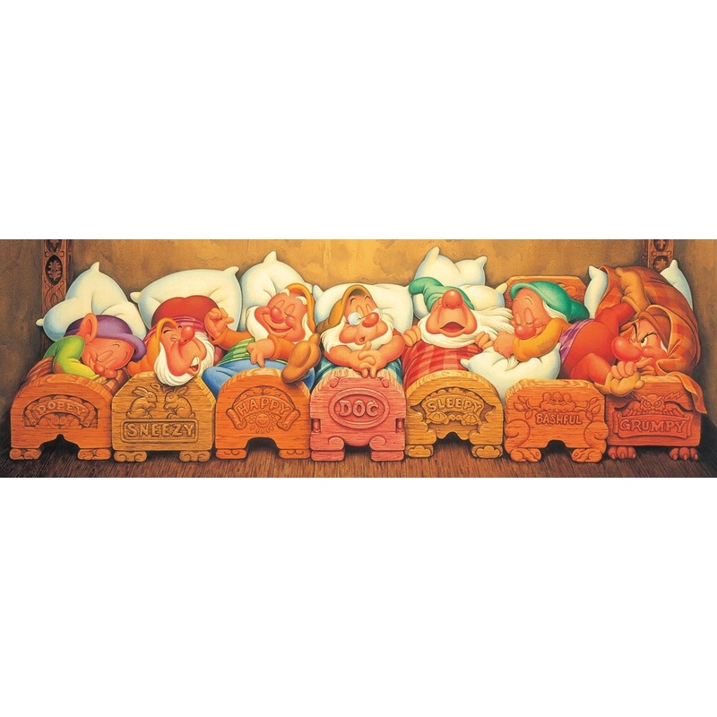 Tenyo Japan Jigsaw Puzzle DG-456-735 Disney Seven Dwarfs (456 Small Pieces)