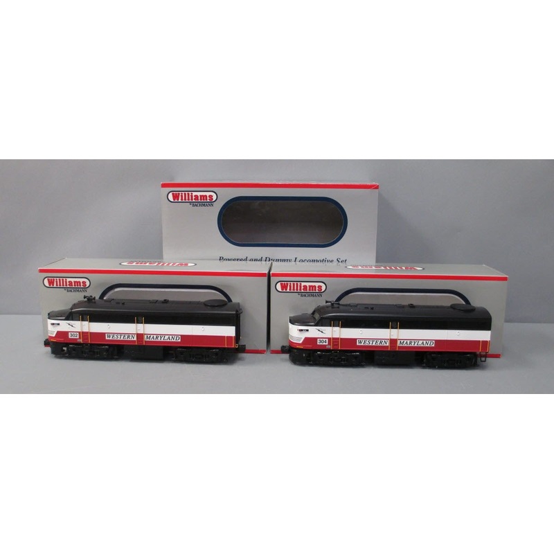 Williams 20911 Western Maryland ALCO FA-1 AA Diesel Locomotives NIB