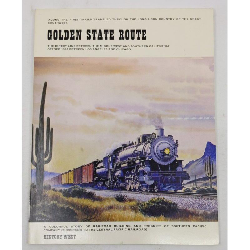 Golden State Route Paperback Book By Frank R. Mills, Ev Mills EX