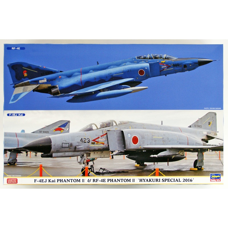 Hasegawa 02244 F-4EJ Kai Phantom II & RF-4E Phantom II Hyakuri Special ’16 1/72 Scale Kit