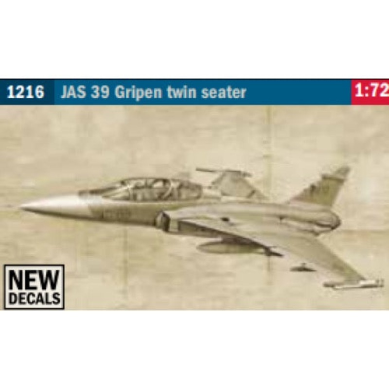 Italeri 1216S 1/72 Saab JAS-39B Gripen twin seat