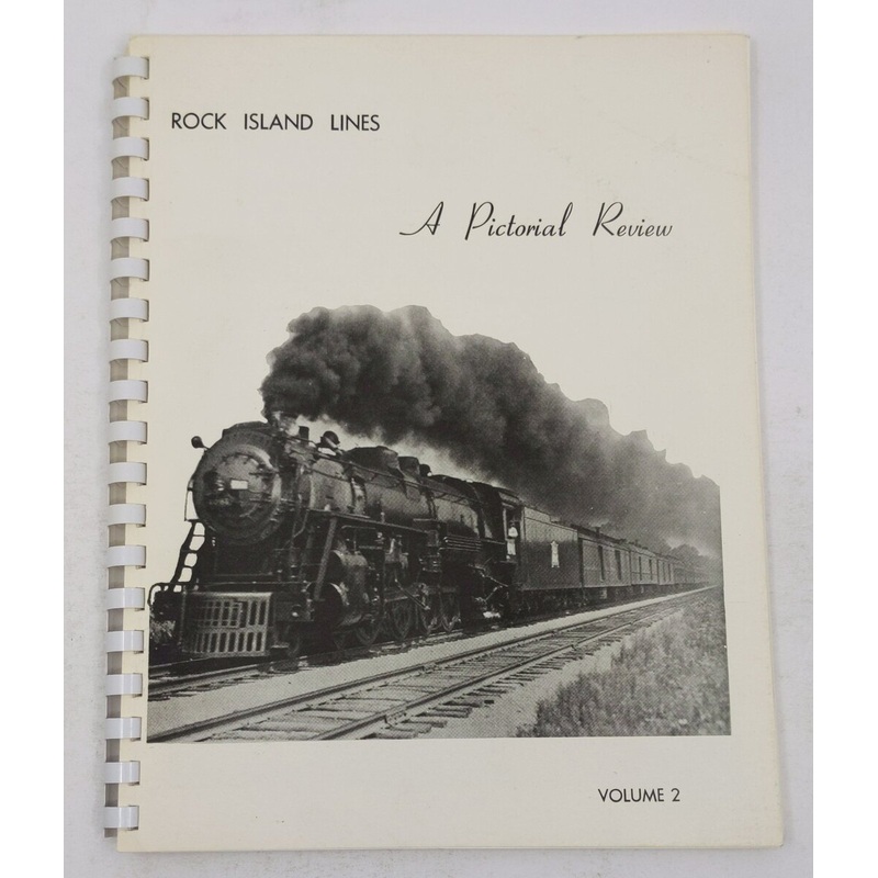 Rock Island Lines Pictorial Review Volume 2 Paperback Book By Ed Gardner EX