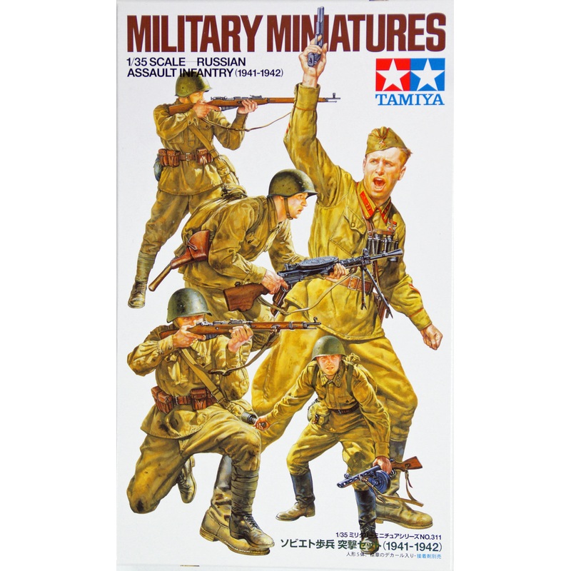 Tamiya 35311 Russian Assault Infantry (1941-1942) 1/35 Scale Kit
