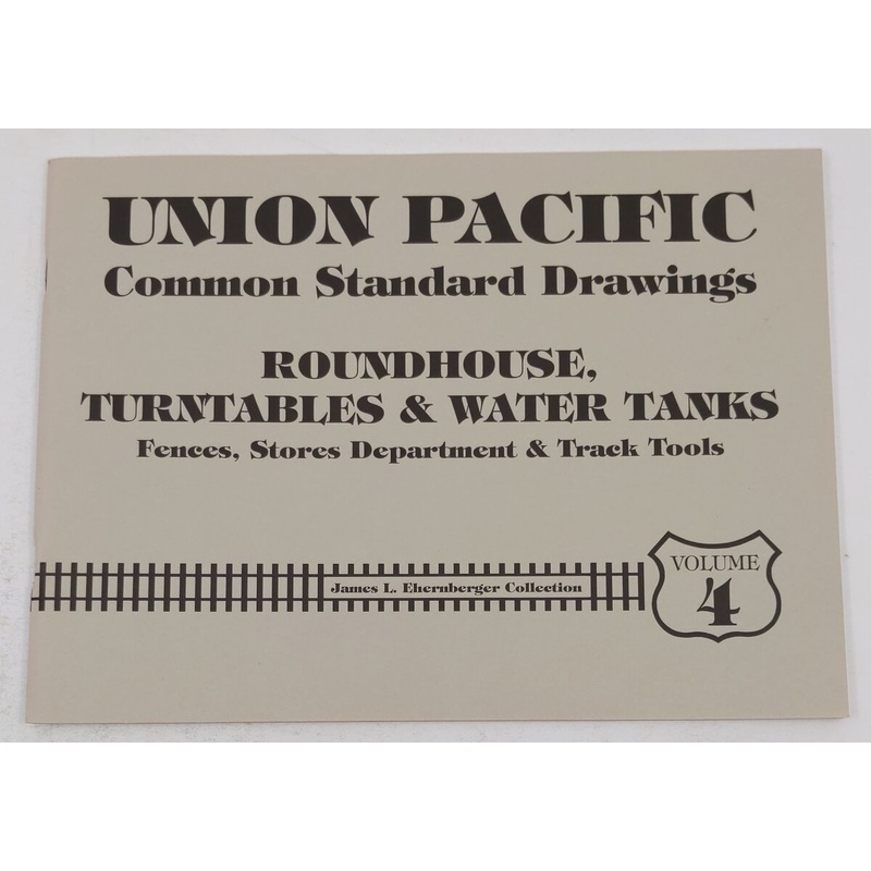 Union Pacific Common Standard Drawings Vol.4 Paperback Book James L. Ehernberger EX