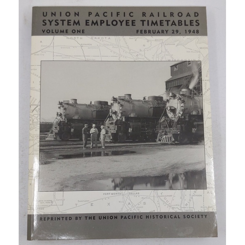 Union Pacific Railroad System Employee Timetable Vol.1 Paperback Book EX