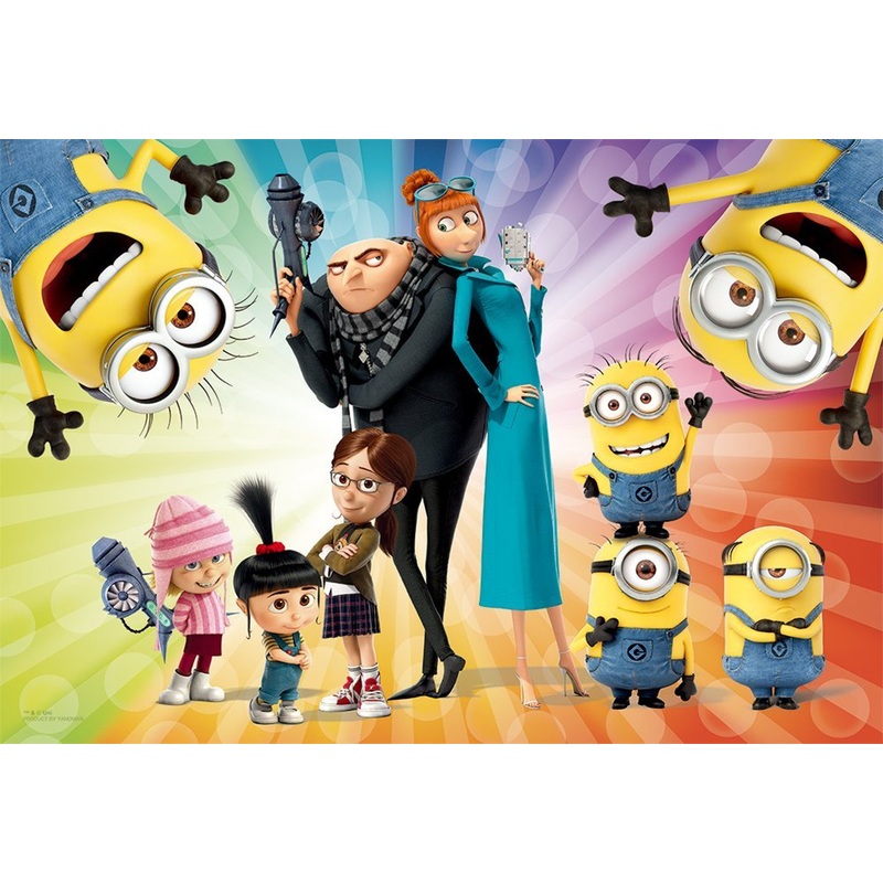 Yanoman Jigsaw Puzzle 1108-01 Despicable Me Minions (108 L-Pieces)