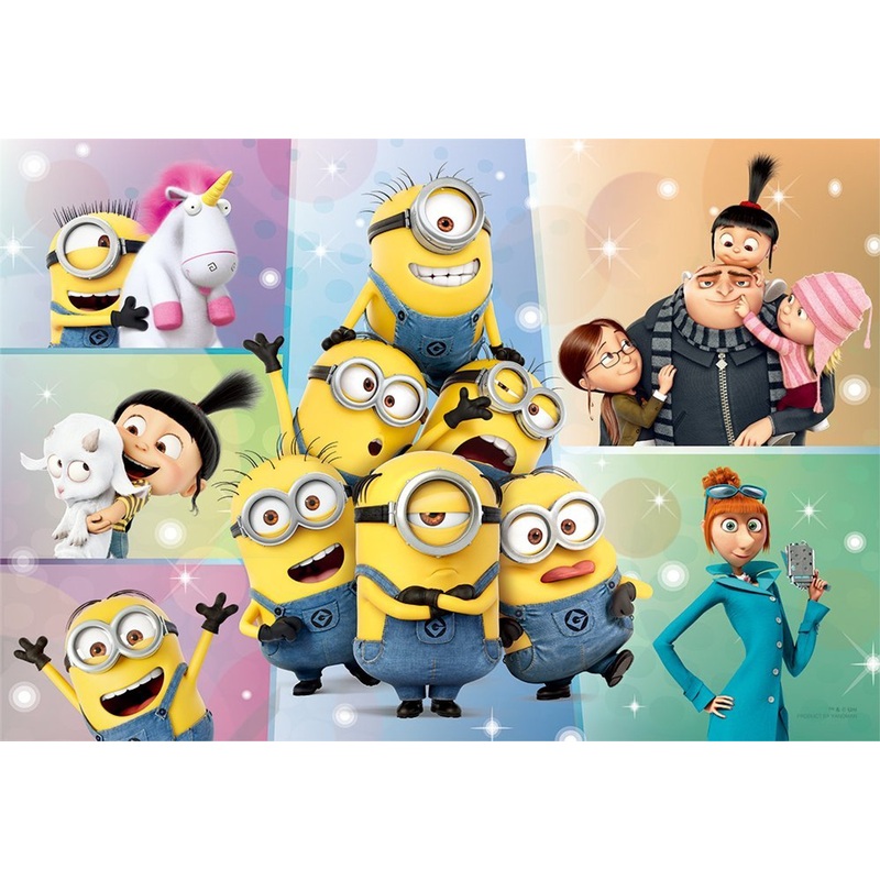Yanoman Jigsaw Puzzle 1108-02 Despicable Me Minions (108 L-Pieces)
