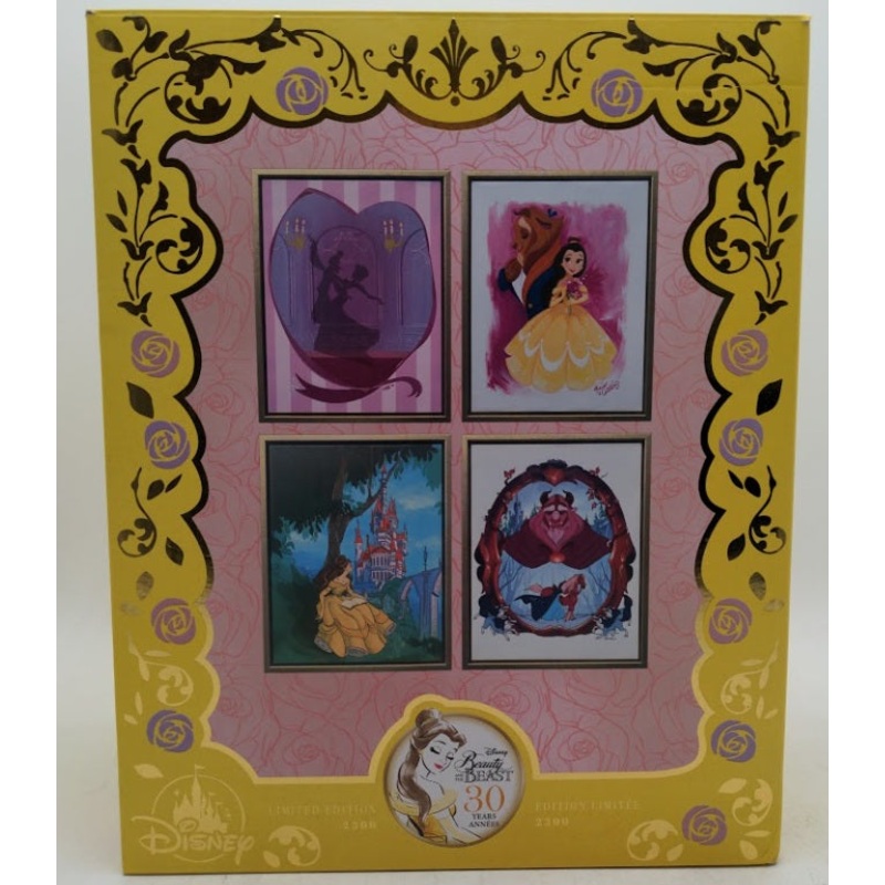 Disney 21170 Beauty and The Beast 30th Anniversary Canvas Prints (Set of 4)