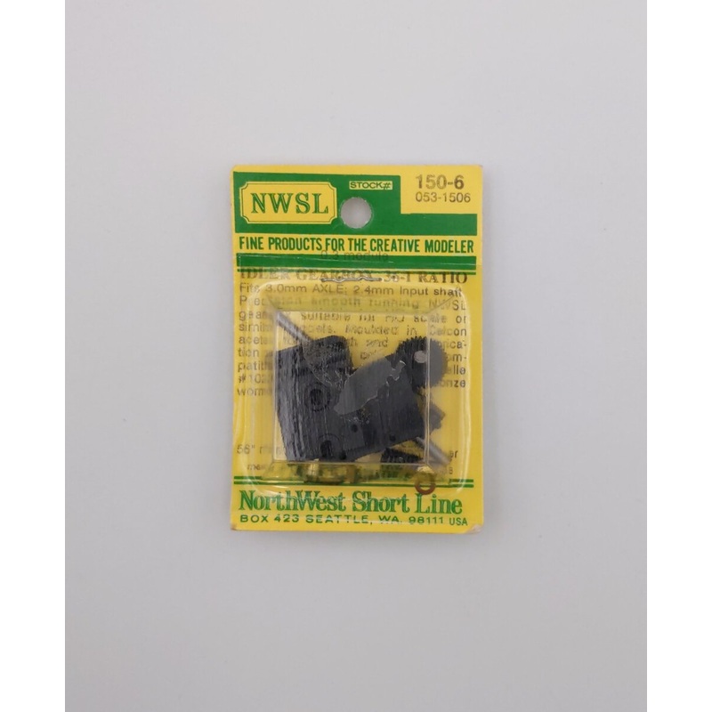 NWSL 150-6 HO 3mm Axle Idler 35-1 Gearbox Kit