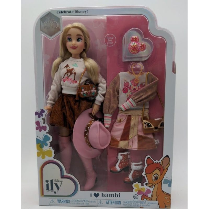 Disney 22853 ILY 4ever Inspired by Bambi Fashion Doll 11.5 With 1 Ring for Kids