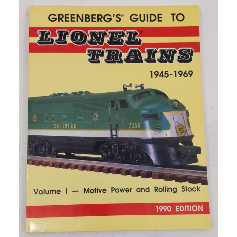 Greenberg’s Guide to Lionel Trains 1945-1969 Volume 1 Paperback Book EX