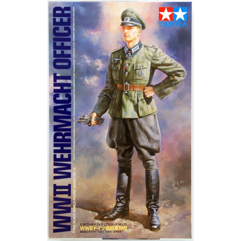 Tamiya 36315 WWII Wehrmacht Officer 1/16 Scale Kit Figure