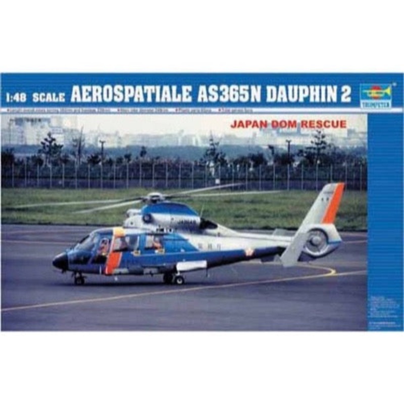 Trumpeter 02818 1/48 Helicopter- (JPN)As365n Dauphin 2