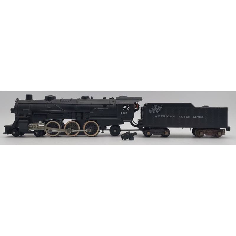 American Flyer 282 Vintage S 4-6-2 Pacific Steam Locomotive & Tender #282 VG